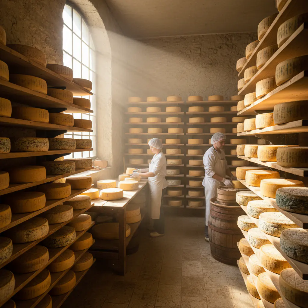 Cheese aging
