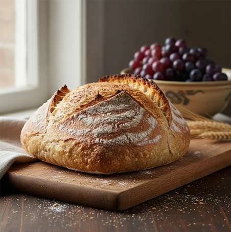 Rustic sourdough bread