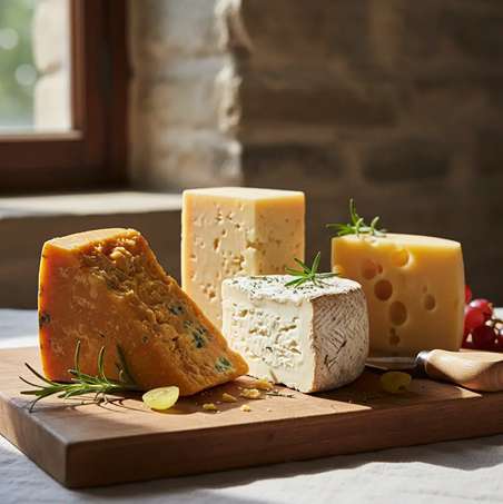 Artisanal cheese blocks